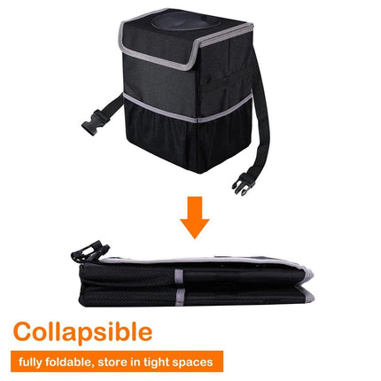 Hanging Car Storage Box Multifunctional Car Rubbish Bin Organizer for Vehicle