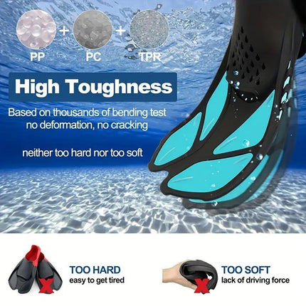 Adjustable Diving Flippers Swim Fins for Snorkeling Freestyle Training Gear