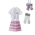 Women Girls School Pleated Skirt Summer High Waist Tartan Short Skirt AU Stock - Aimall
