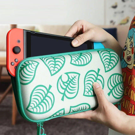 2PCS Nintendo Switch Hard Shell Carrying Case Portable EVA Storage Bag Accessories
