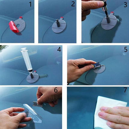 Window Tool Crack Remove Chip Resin Glass Recovery Car Windscreen Repair Kit - Aimall