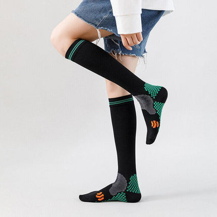 Compression Socks Miracle Copper Anti Fatigue Unisex Travel DVT Comfort 2XL - Aimall