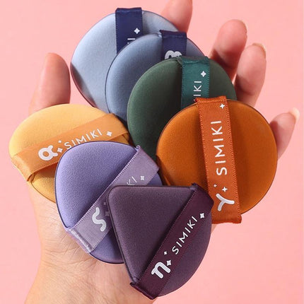 7X Cosmetic Dry/Wet Puffs Powder Puff Make Up Tool Triangle Cotton Sponge Large - Aimall