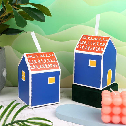 40PCS Colorful Small House Gift Boxes Candy Packing Party Favors Treat Box