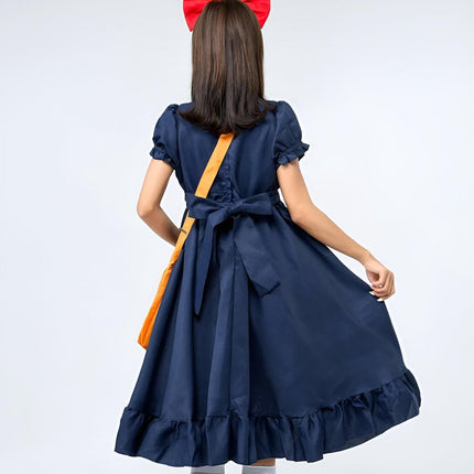 Parent-Child Anime Cosplay Costume Adult Secondary Cosplay Little Witch Witch Kiki Halloween Costume
