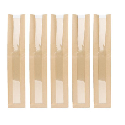 200PCS Transparent Food Greaseproof Bags French Bread Baguette Packaging Pouc - Aimall