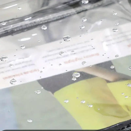 Waterproof Transparent Backpack Double Shoulder Large Capacity School Travel Bag