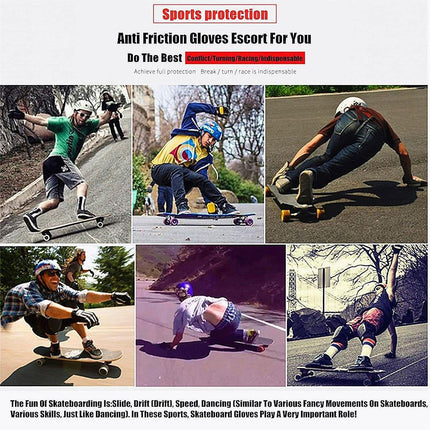 Durable Skateboard Downhill Gloves Wear Resistant Brake Hand Guard for Longboard