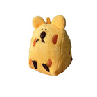 Cute Cartoon Plush Cheese Dog Doll Keychain Hanging Ornaments Bag Decoration - Aimall