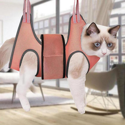 Mobiley Pet Groming Sling Hammock in Pink