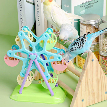 Interactive Parrot Educational Toys Bird Cage Training Supplies Xuan Feng Peony