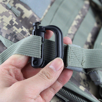 2/5pcs Outdoor D-ring Buckle for Backpack Mountaineering Hiking Camping Clip