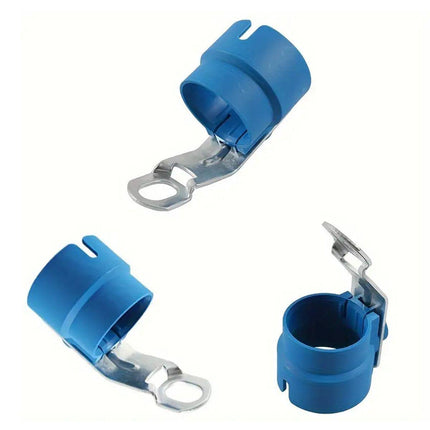 2pcs Blue Trailer Connector Retainer Heavy Duty Hitch Plug Holders for Trucks