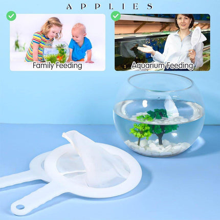 3Pcs Shrimp Net Aquarium Filter Sieve 100 200 400 Mesh Fish Fry Eggs Hatchery