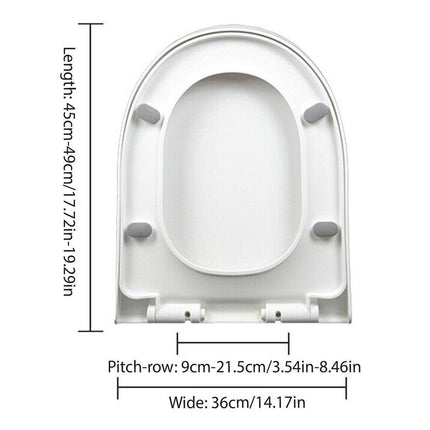 Toilet Seat Cover Universal Toilet Lid Cover Replacement Bathroom Seat Cover