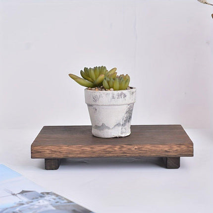 Wooden Soap Dish Storage Shelf Tray Rack Storage Box Case Bathroom Home Decor