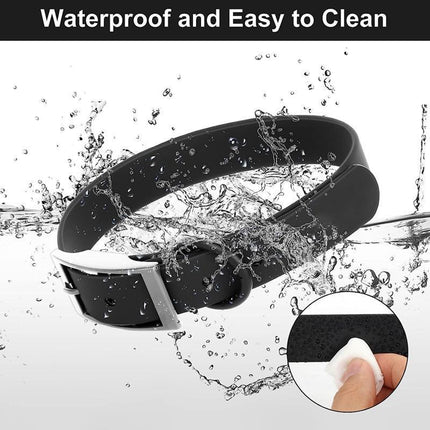 PVC Dog Collar Working Dog Kennels Waterproof Soft Adjustable for Pets S Size - Aimall