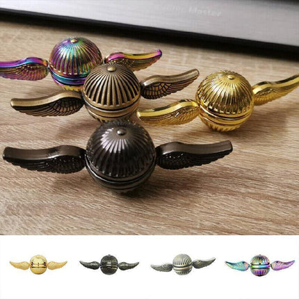 Golden Snitch Fidget Hand Spinner Toy Spinners Gyro Finger ADHD Autism Gifts AU - Aimall