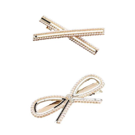 Pearl Women Hair Accessories Alloy Planet Hairpin Moon Barrettes Hair Clip Star - Aimall
