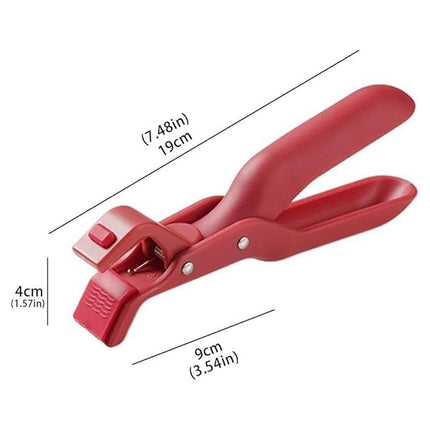 2PCS Anti Slip Silicone Heat Resistant Plate Bowl Clip Holder Kitchen Tool
