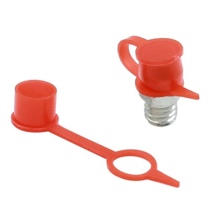 80pcs Boxed Iron Oil Nozzle Caps Dust Proof Grease Fitting Caps for Protection