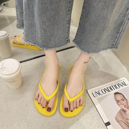 Slippers For Women Casual Fashion Bohemian Beach Shoes Flip Flops Flat Shoes - Aimall