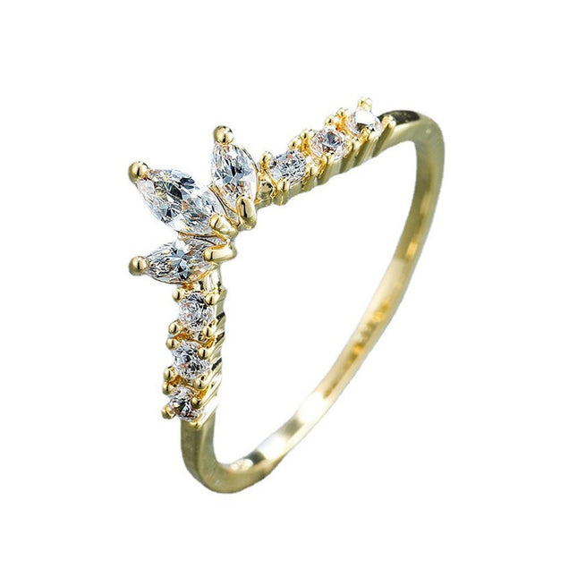 Fashion Oval Ring Simple Elegant Design Jewellery for Women Stylish Accessories