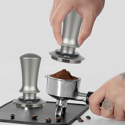 Adjustable Coffee Tamper with Scale Constant Pressure Espresso Powder Press Tool