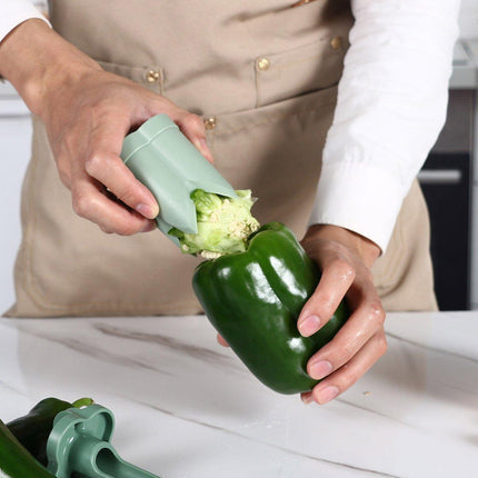 Plastic Pepper Seed Remover Corer Kitchen Utensil Fruit Vegetable Core Pulling