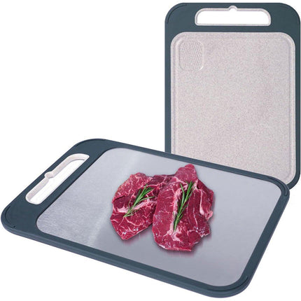 304 Stainless Steel Cutting Board Double-Sided Chopping Boards Kitchen Camping