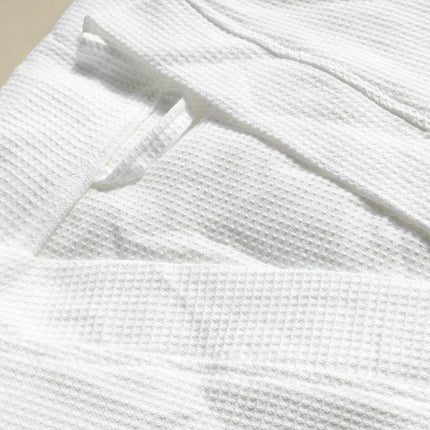 Cotton Kimono Collar Bathrobe Hotel Quality Thick Fleece Towel Embroidered Robe