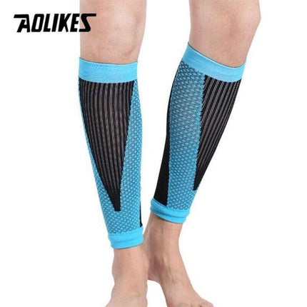 AOLIKES M Size Compression Calf Sleeve Leg Brace Support Pain Relief Gym Running - Aimall