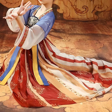 Girl Hanfu Spring And Autumn Book Ancient Clothes Chinese Style Children Hanfu - Aimall