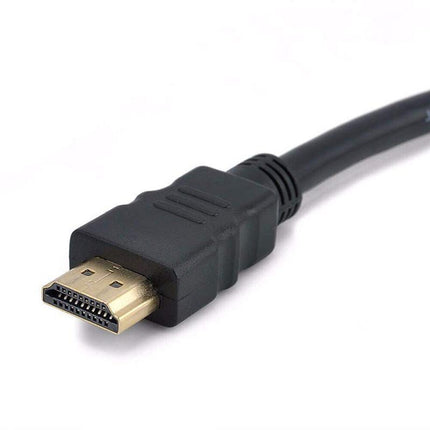 HDMI Splitter 1 In 2 Out Cable Adapter Converter 1080 Multi Display Duplicator - Aimall