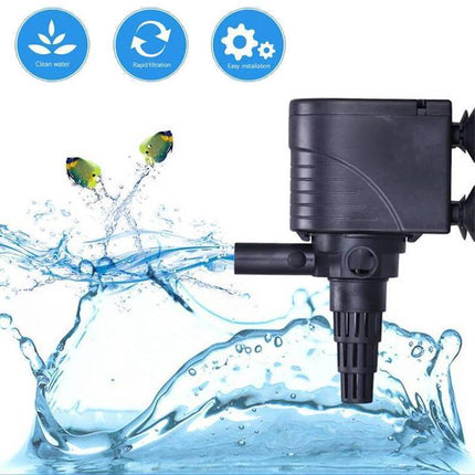 3in1 Mini Aquarium Fish Tanks Filter Water Purifier Submersible Oxygen Pump New - Aimall