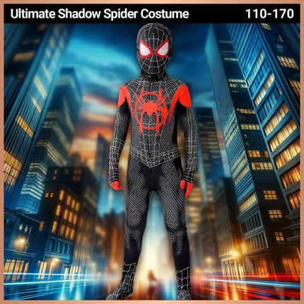 Spider Man Jumpsuit Set Miles Clothes Expedition Adult Kids Halloween Costume Gwen AU - Aimall