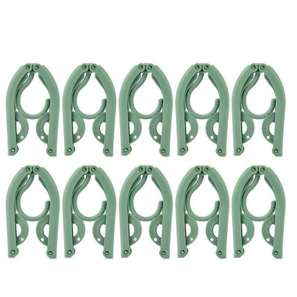 5/10pcs Travel Portable Folding Hangers for Clothes Business Trip Essentials