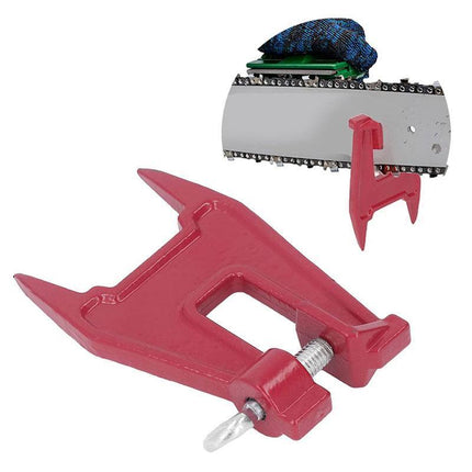 Chainsaw Bar Chain Stump File Vice For All Makes Universal Sharpening Tool Part - Aimall