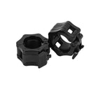 50mm Barbell Clamp Collar Clip Olympic Weightlifting Lift Spring Lock - Aimall