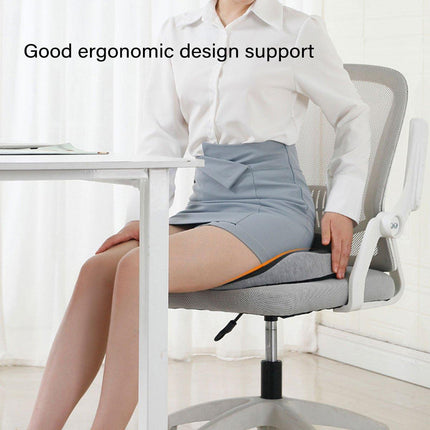 Memory Foam Seat Cushion Breathable Comfort Pad for Office Chair