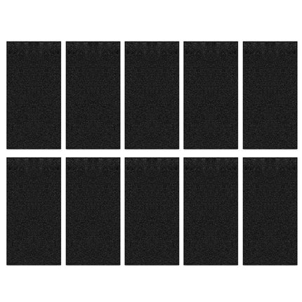 10PCS Black Aquarium Background Sticker Self Adhesive Waterproof Fish Tank Film