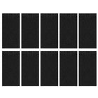 10PCS Black Aquarium Background Sticker Self Adhesive Waterproof Fish Tank Film