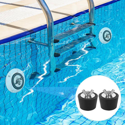 2pcs Winter Swimming Pool Pipe Freeze Protection Plugs for Cold Weather Use