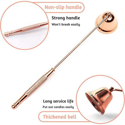Stainless Steel Candle Flame Snuffer Candle Stopper Wick Snuffer Home Candle Tool