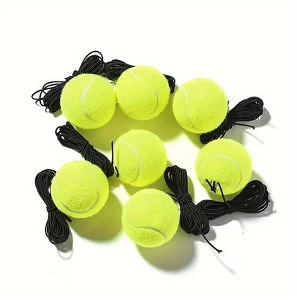 6PCS Tennis Trainer Rebound Ball Training Single Player Practice Equipment