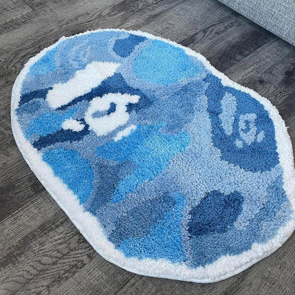 Mushroom Shaped Bathroom Mat Absorbent Non Slip Cartoon Rug Soft Mat