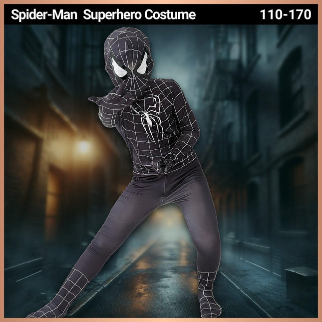 Spider Tight Man Jumpsuit Set Miles Clothes Expedition Adult Kids Halloween Costume Gwen AU - Aimall