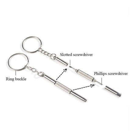 Eyeglasses Repair Kit Box Screws Silicone Nose Pads Bracket Glasses Accessories