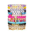 8/14pcs Bohemian Bracelet Set Colourful Beaded Bracelets Stackable Jewelry Gift