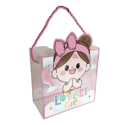 20PCS PET Handheld Snowflake Crisp Nougat Toffee Cookie Gift Packaging Box
